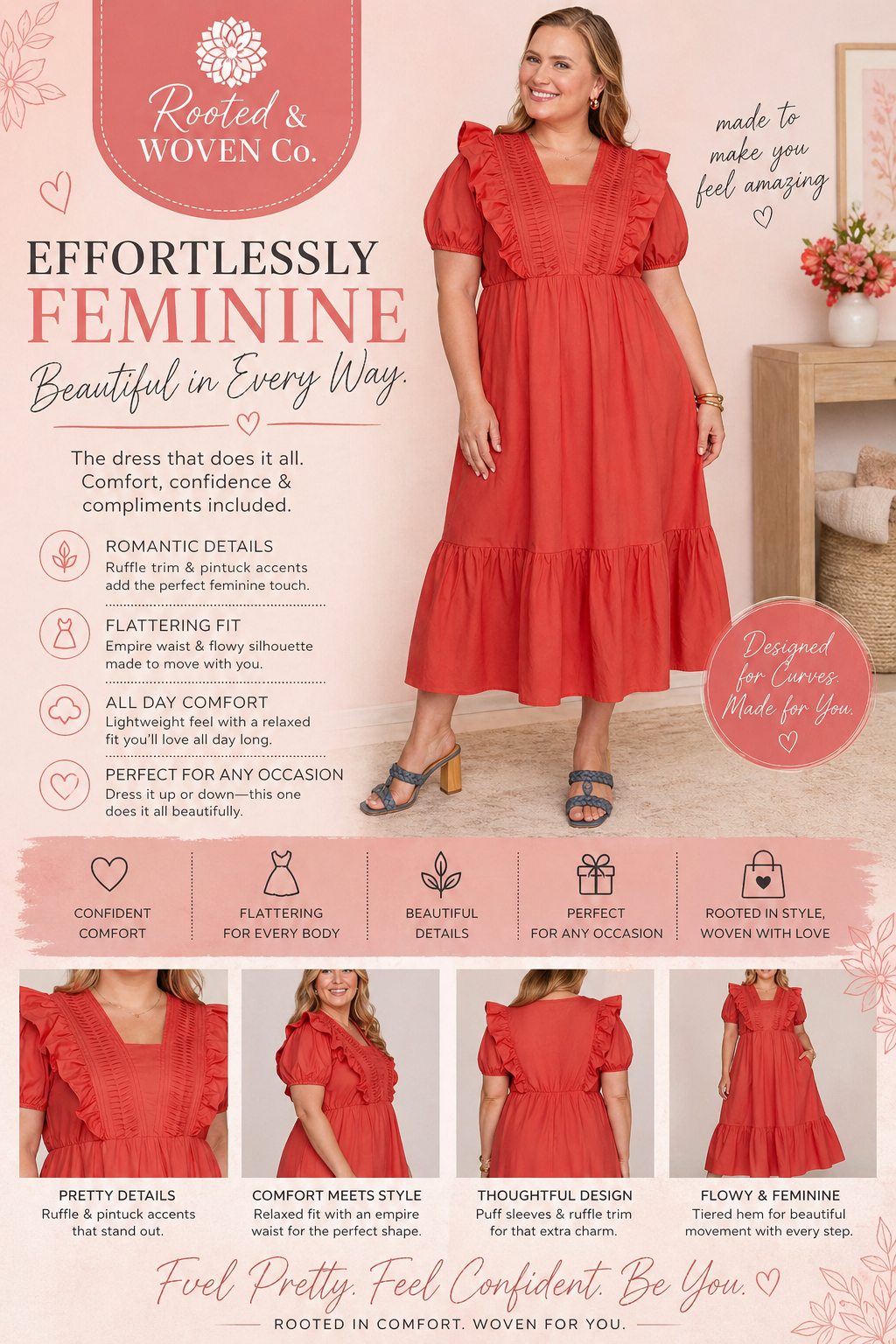 Southern Charm Midi Dress