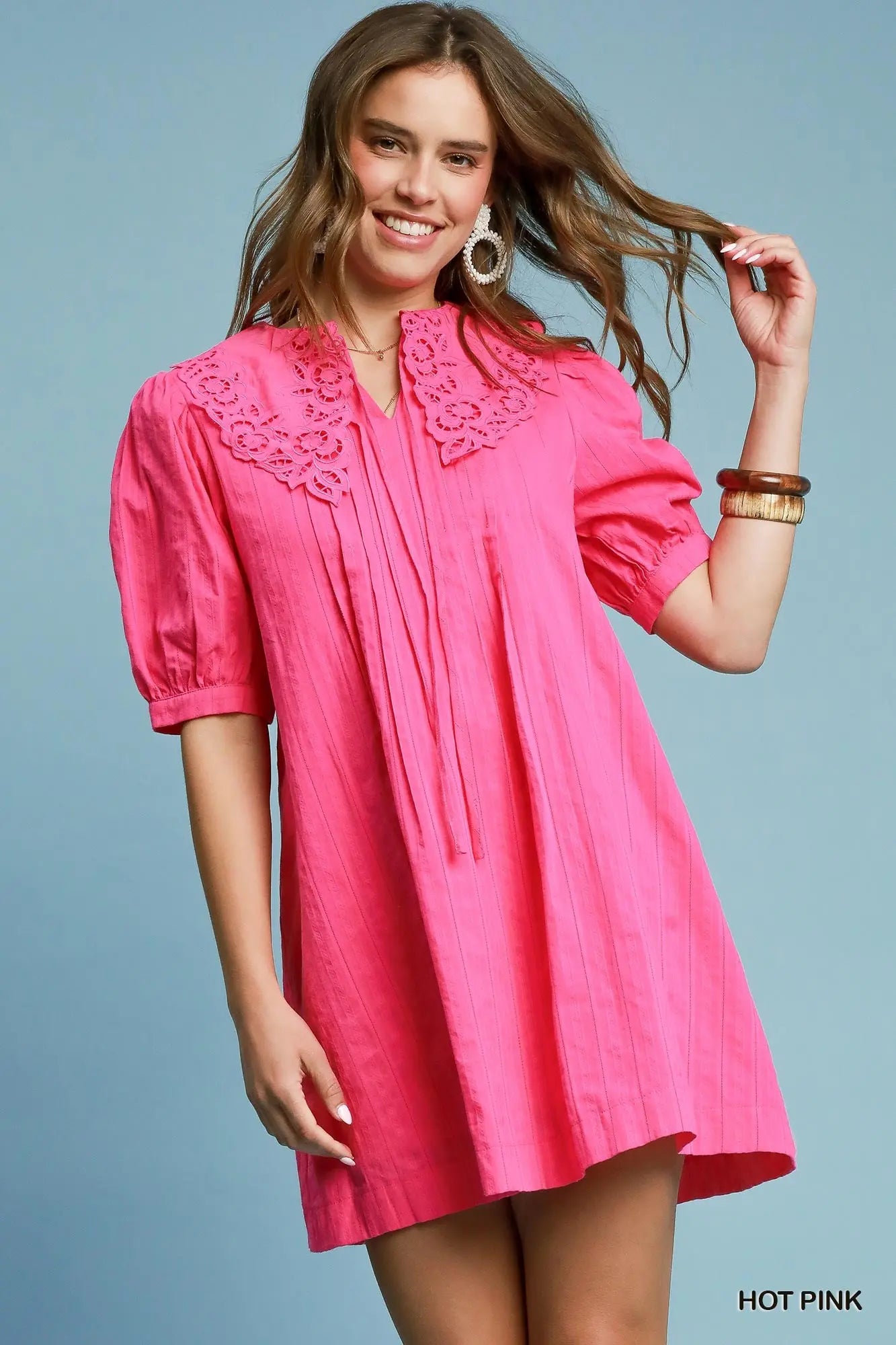 Hot Pink Mini Dress