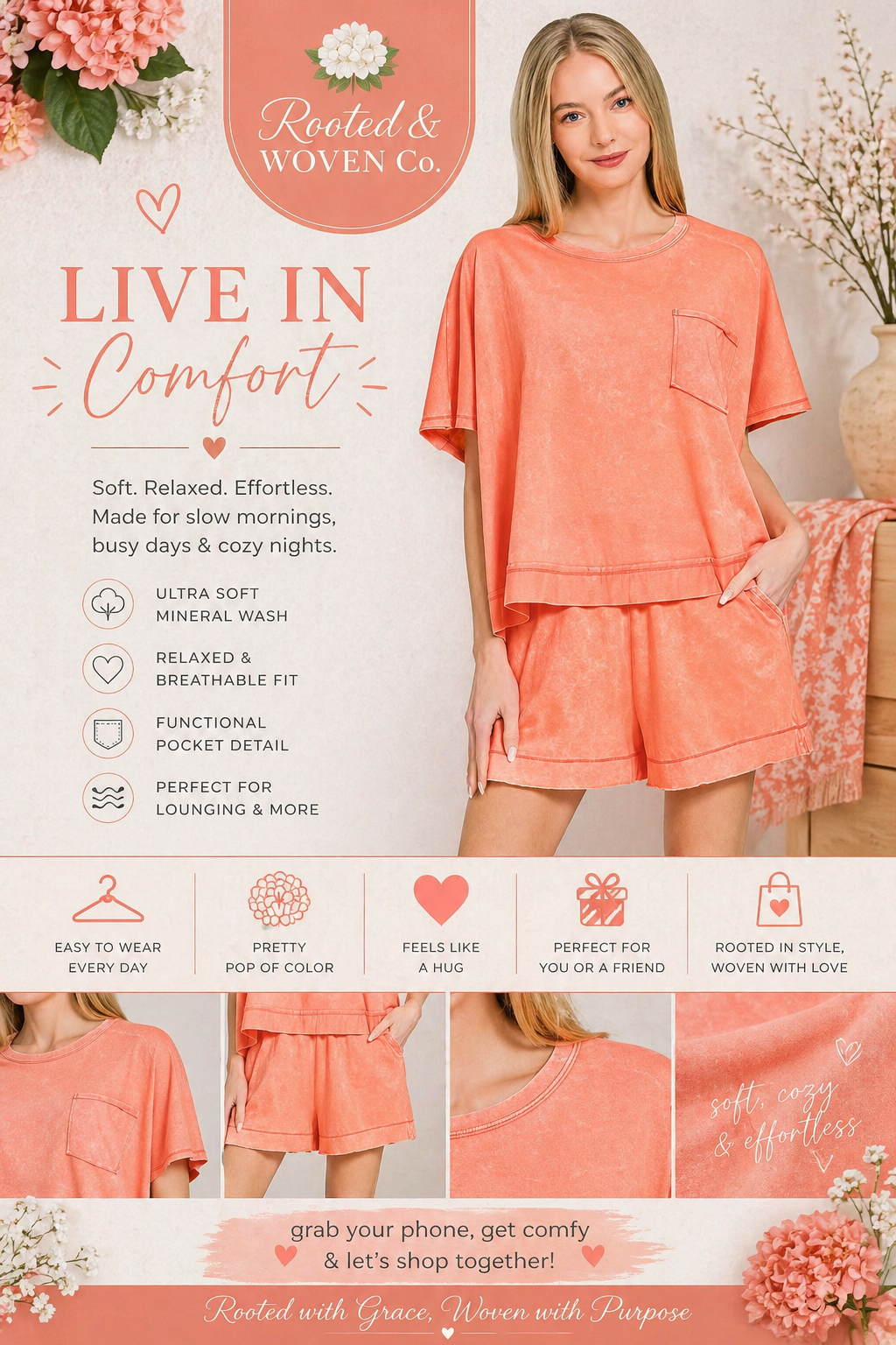 Peachy Keen Mineral Wash Set